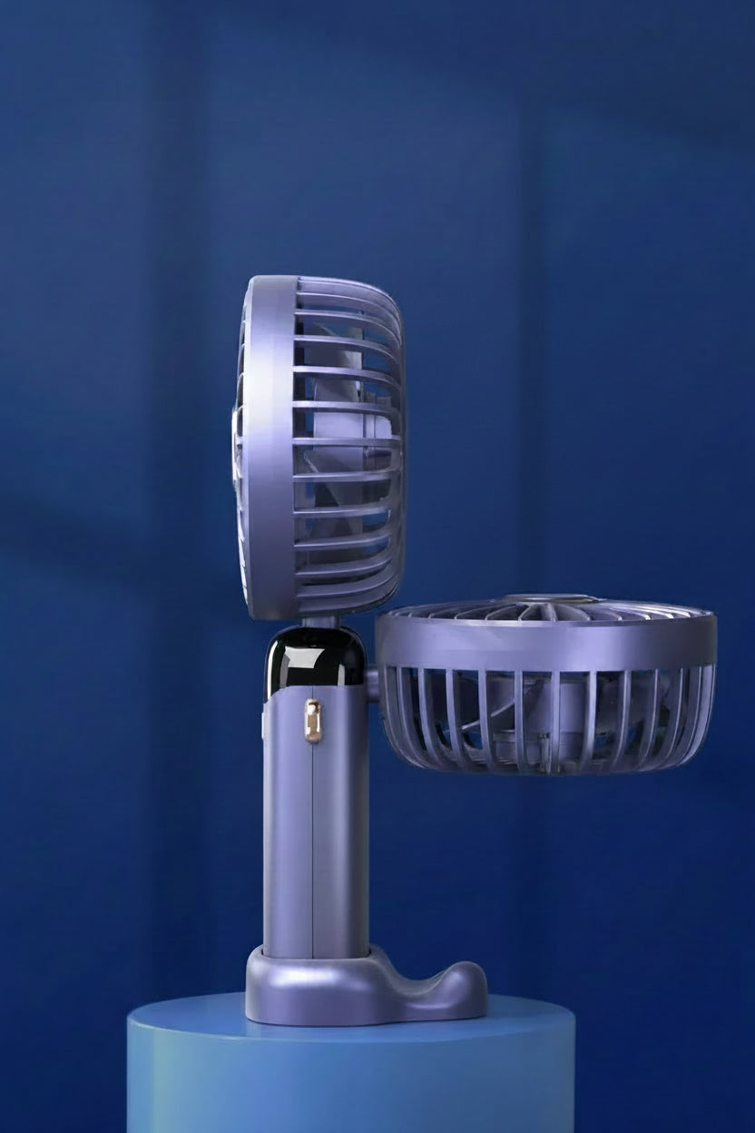 CoolNeck Pro™ — Le Ventilateur 2-en-1 Tour de Cou & Bureau