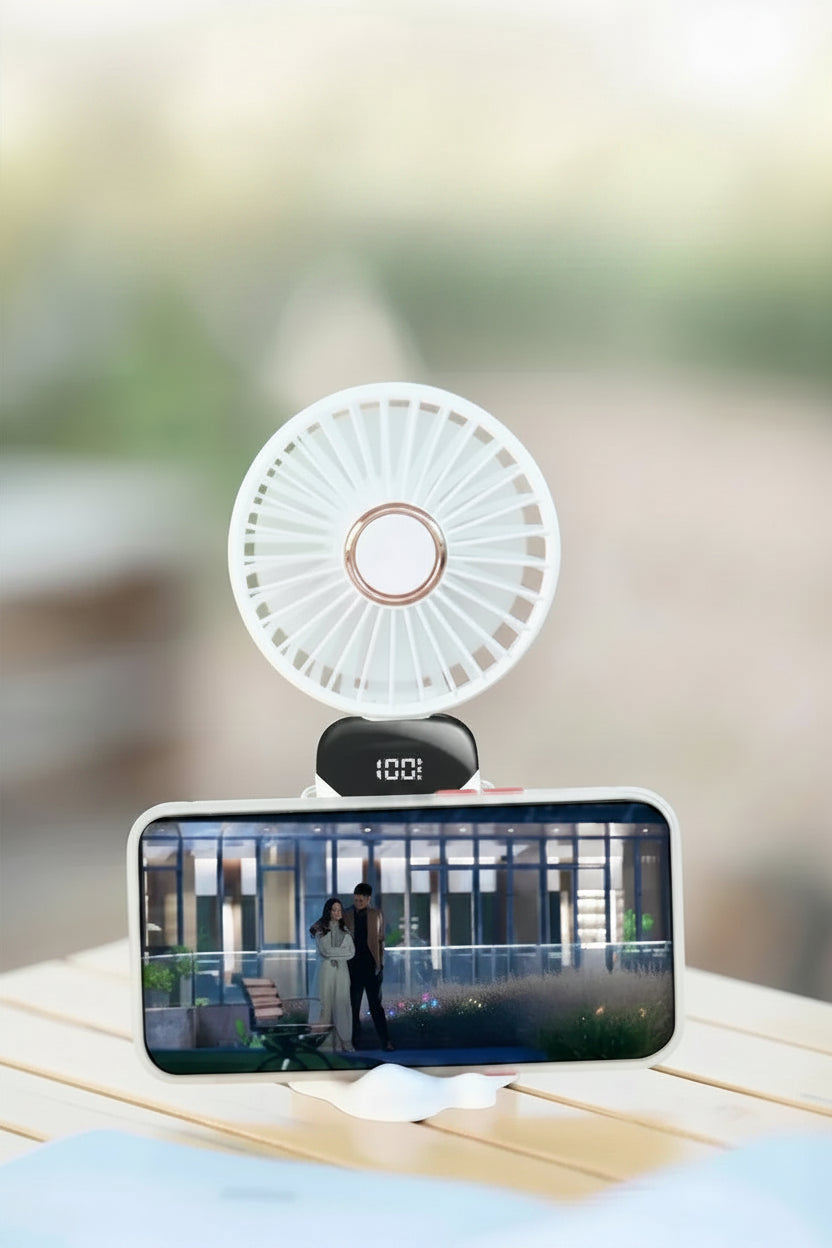 CoolNeck Pro™ — Le Ventilateur 2-en-1 Tour de Cou & Bureau
