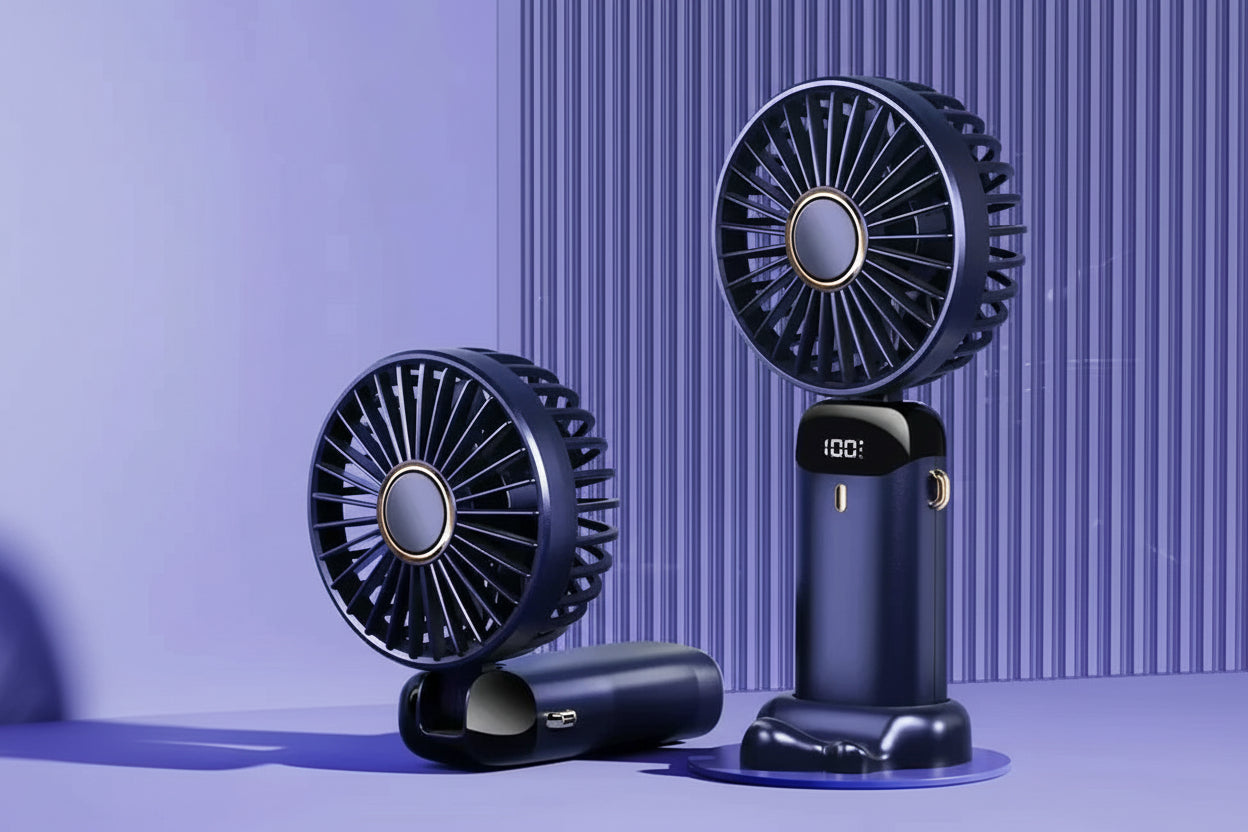 CoolNeck Pro™ — Le Ventilateur 2-en-1 Tour de Cou & Bureau