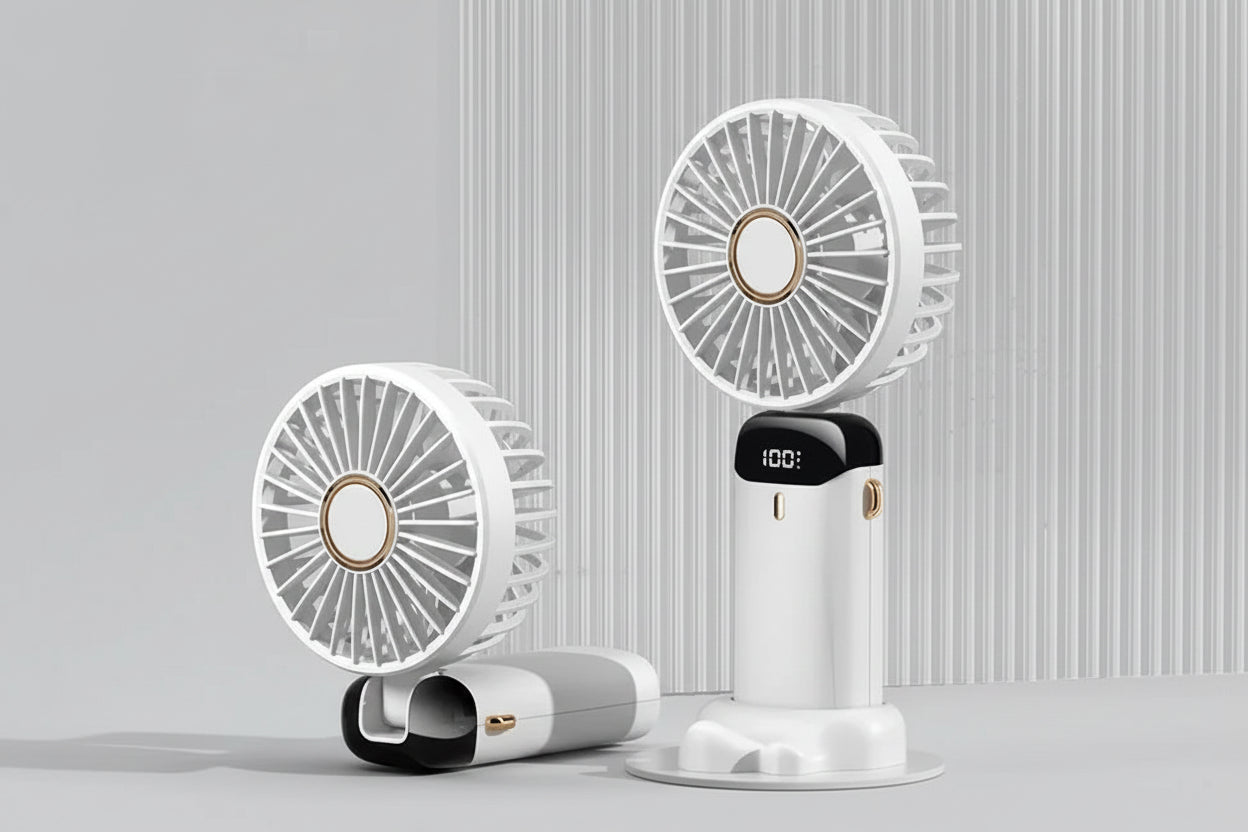 CoolNeck Pro™ — Le Ventilateur 2-en-1 Tour de Cou & Bureau