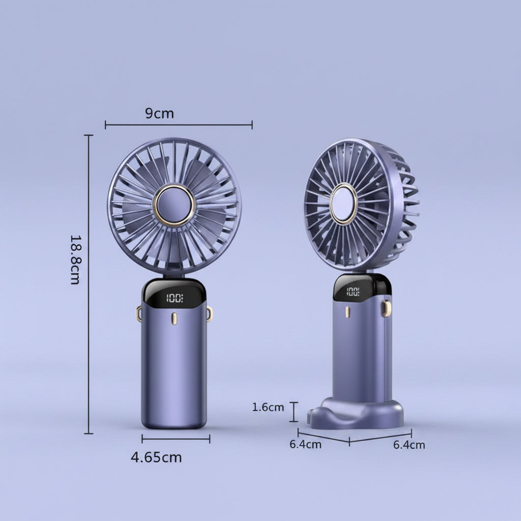 CoolNeck Pro™ — Le Ventilateur 2-en-1 Tour de Cou & Bureau