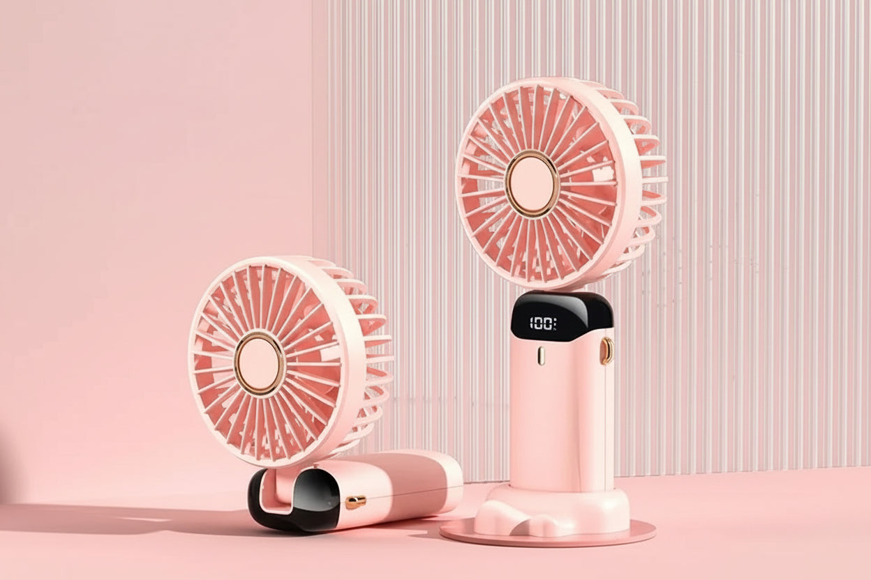 CoolNeck Pro™ — Le Ventilateur 2-en-1 Tour de Cou & Bureau